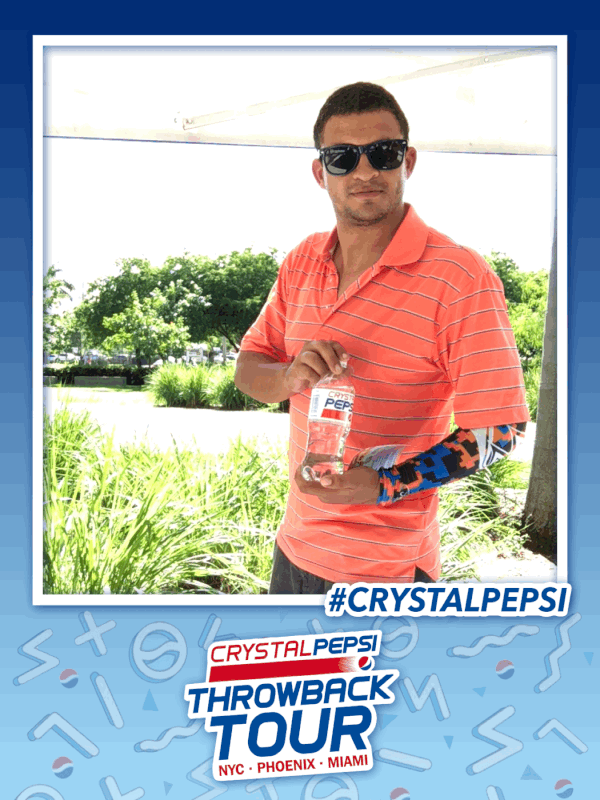 Miami Event Social GIF Photo Booth Boomerang Event Crystal Pepsi Throwback